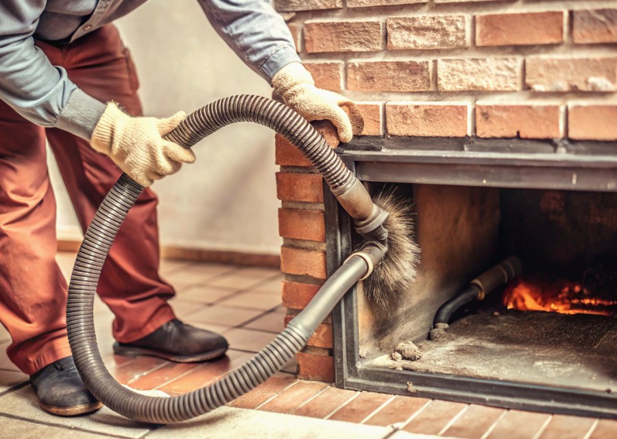 Fireplace and flue cleaning in Kyle, TX