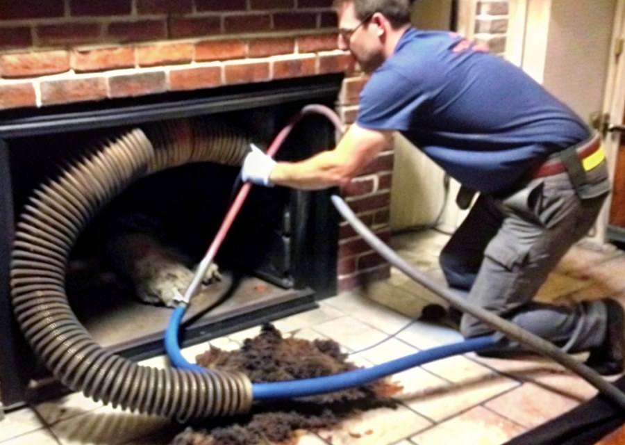 Fireplace and flue cleaning in Alvarado, TX