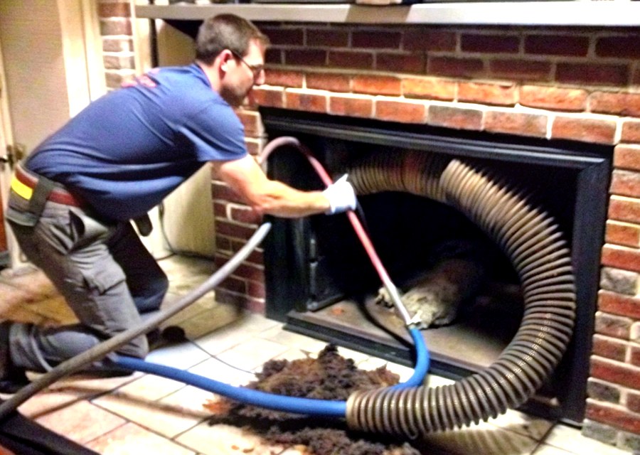 Fireplace and flue cleaning in Northampton, PA