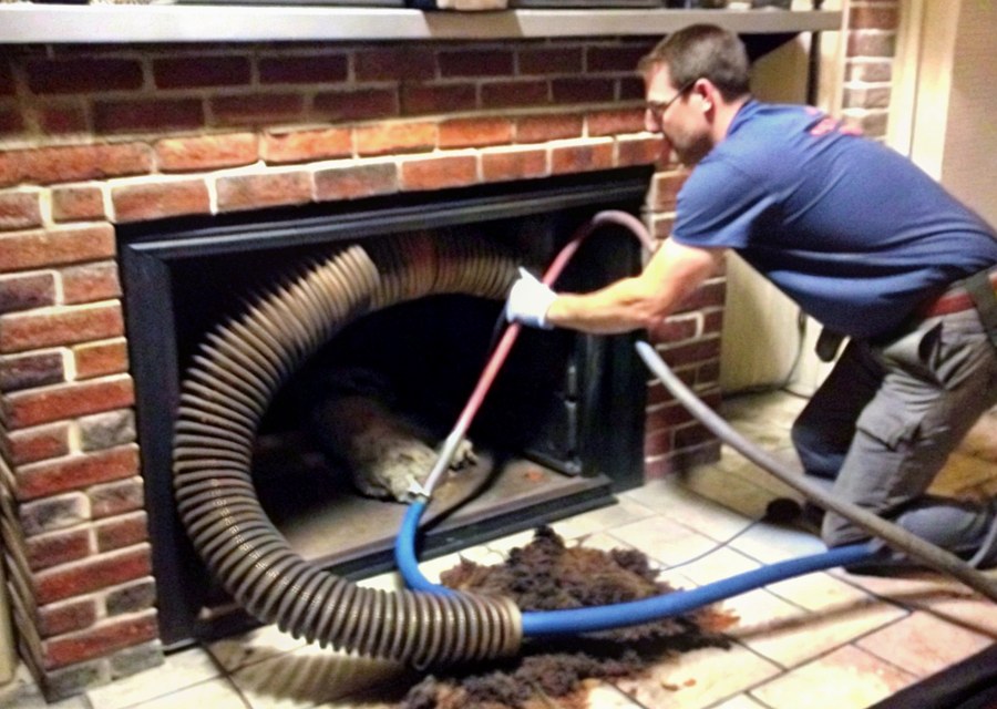 Fireplace and flue cleaning in Elgin, TX