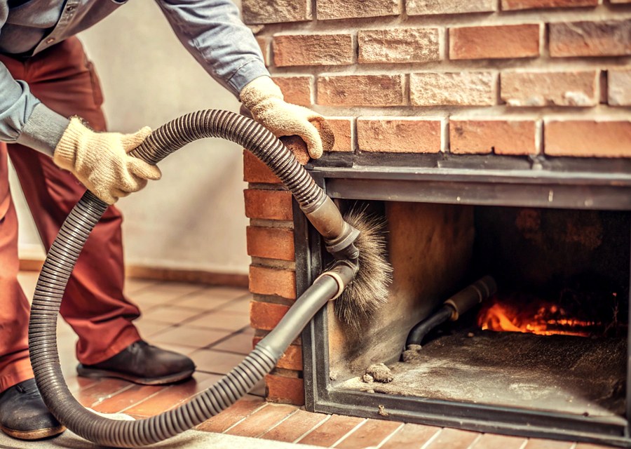 Fireplace and flue cleaning in Luling, TX