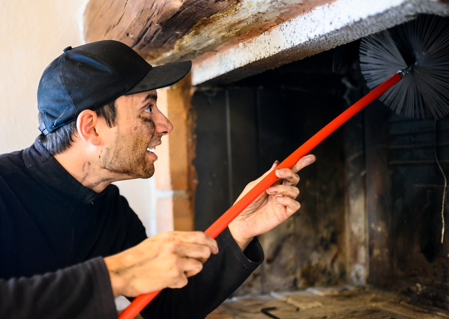 Fireplace and flue cleaning in Roanoke, TX