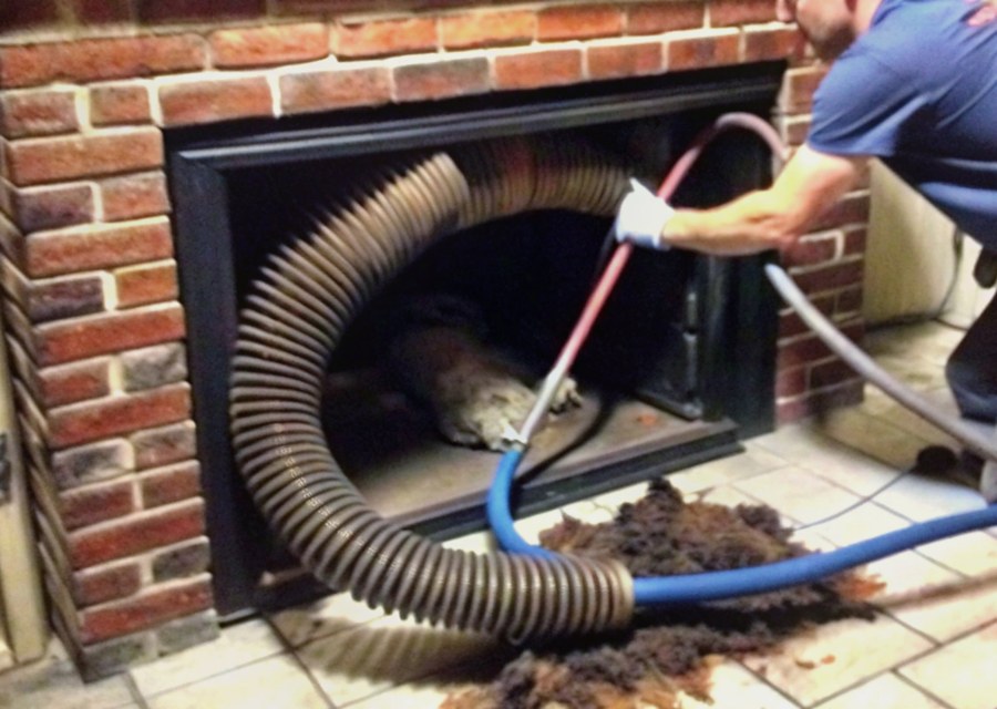 Fireplace and flue cleaning in Russell, MA