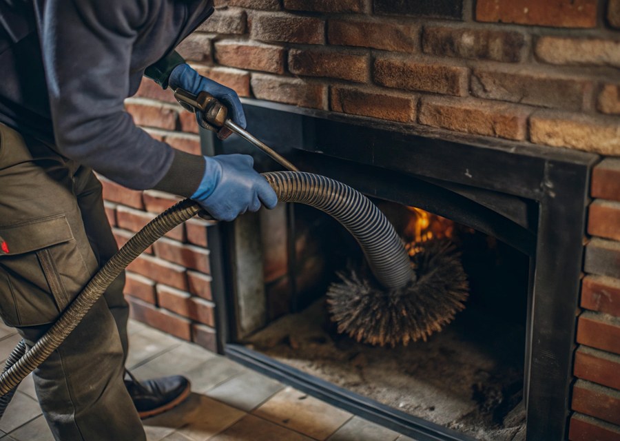 Fireplace and flue cleaning in Agawam, MA