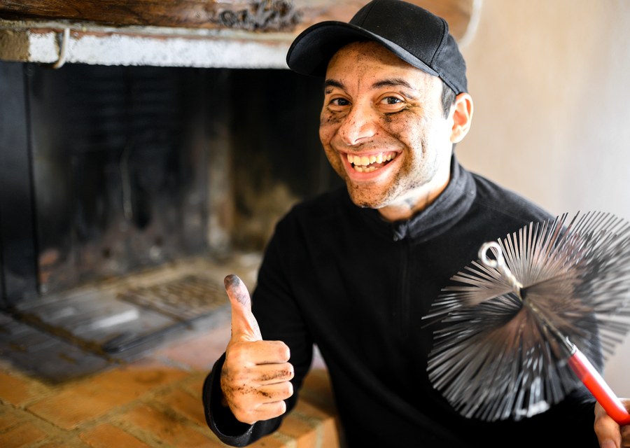 Fireplace and flue cleaning in New Caney, TX