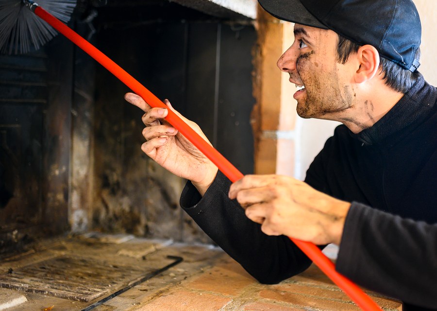 Fireplace and flue cleaning in Denton, TX