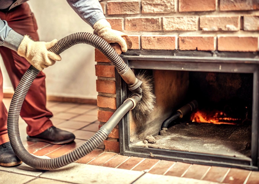 Fireplace and flue cleaning in Fairview, TX