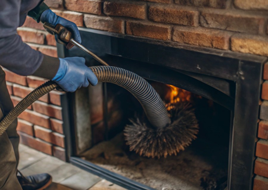 Fireplace and flue cleaning in Stafford, TX